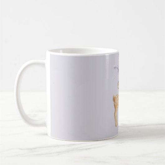 Purple Bow Deer Kaffeetasse (Links)