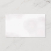 Purple Bow Watercolor Bridal Shower Recipe Begleitkarte (Rückseite)