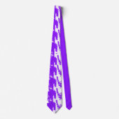 Purple Brushstroke Neck Tie for Artistic Impact Krawatte (Vorderseite)