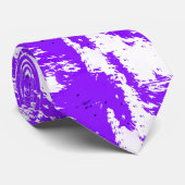 Purple Brushstroke Neck Tie for Artistic Impact Krawatte (Gerollt)