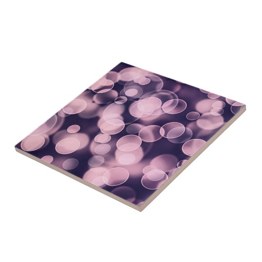Purple Bubbles Fliese (Seite)