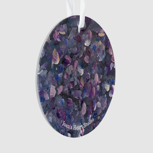 Purple Bubbles Ornament (Vorderseite)