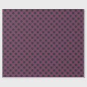 Purple Buffalo Plaid Geschenkpapier (Flach)
