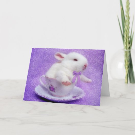 Purple Bundle Of Joy Feiertagskarte (Vorderseite)