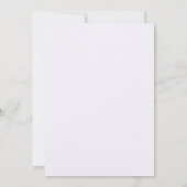 Purple Butterflies & Bows Baby Shower Einladung (Rückseite)