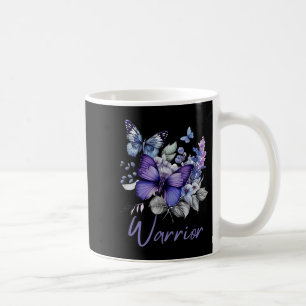 Purple Butterflies Warrior Selbstmordpräventionspr Kaffeetasse