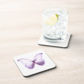 Purple Butterfly Coasters Getränkeuntersetzer (Rechte Seite)