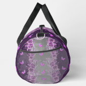 Purple Butterfly Duffel Bag Duffle Bag (Rechts)