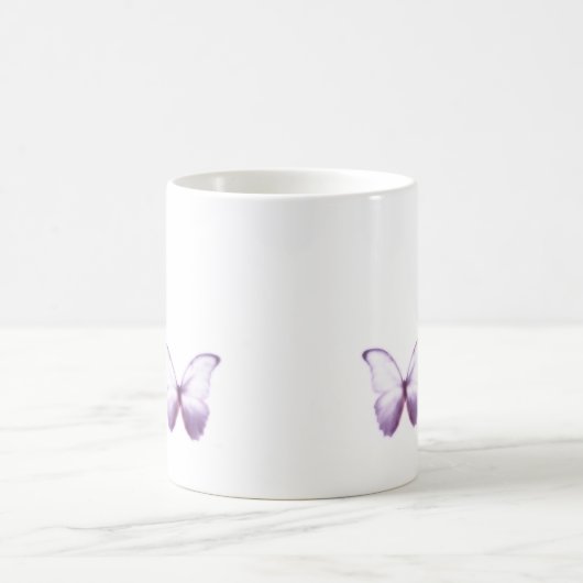 Purple Butterfly Mug Kaffeetasse (Mittel)