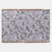 Purple Camo abstract Decke (Vorderseite)