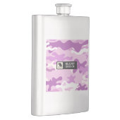 Purple Camouflage Pattern Military  Flachmann (Rechts)