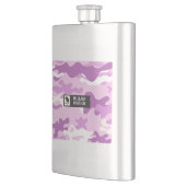 Purple Camouflage Pattern Military  Flachmann (Links)
