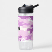 Purple Camouflage Pattern Trinkflasche (Links)