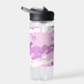 Purple Camouflage Pattern Trinkflasche (Rechts)