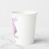 Purple Cap Graduation Party Paper Cup Pappbecher (Links)