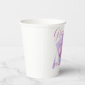 Purple Cap Graduation Party Paper Cup Pappbecher (Rechts)