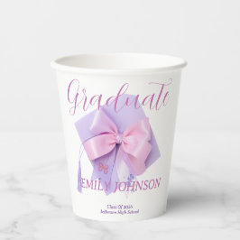 Purple Cap Graduation Party Paper Cup Pappbecher