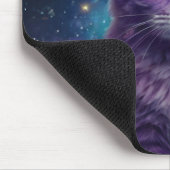 Purple Cat Mouse Pad – Perfect Gift for Cat Lovers Mousepad (Ecke)