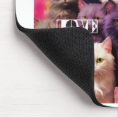 Purple Cat Mouse Pad – Perfect Gift for Cat Lovers Mousepad (Ecke)
