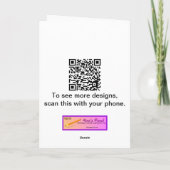 Purple Cattleya Orchid Tropical Flower Template Karte (Rückseite)