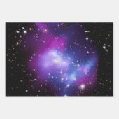 Purple Celestial Photo Galaxy Cluster MACS J0717 Geschenkpapier Set (Vorderseite 2)