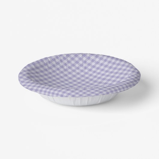 Purple Checkerboard Pattern Pappteller (Gewinkelt)