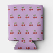Purple Cherry Pattern Fresh Fruit Modern Party Dosenkühler (Rückseite)
