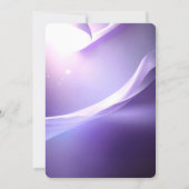 Purple Christmas Ball Holiday Party Invitation Einladung (Rückseite)