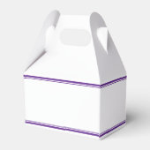 Purple Class of 2026 Custom Graduation Party Geschenkschachtel (Rückseite)