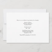 Purple Class of 2026 Photo Graduation Party Einladung (Rückseite)