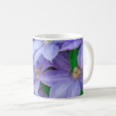 Purple Clematis flower Kaffeetasse (VorderseiteRechts)