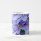 Purple Clematis flower Kaffeetasse (Mittel)