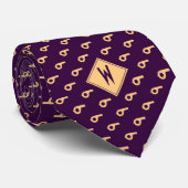 Purple Coach Whistle  Krawatte (Gerollt)