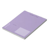 Purple colorful retro aesthetic Thoughts & Ideas Notizblock (Rotiert)