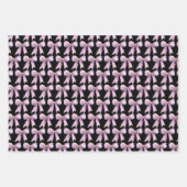Purple Coquette Bow Geschenkpapier Set (Vorderseite 3)