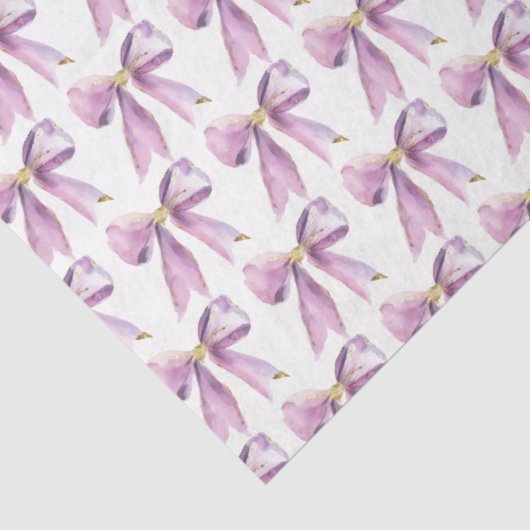 Purple Coquette Bow Seidenpapier (Detail)