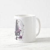 Purple Cosmic Obelisk Occult Dark Art Mug Kaffeetasse (VorderseiteRechts)