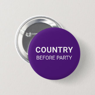 Purple Country Before Party Political  Button