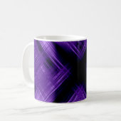 Purple cross and grid kaffeetasse (Vorderseite Links)