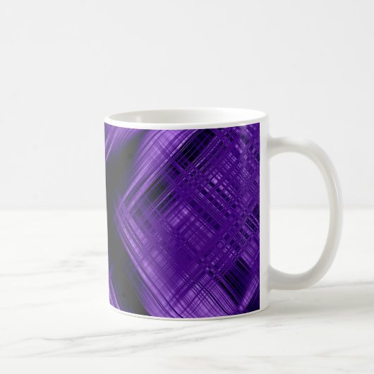 Purple cross and grid kaffeetasse (Rechts)