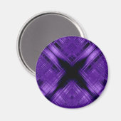 Purple cross and grid magnet (Vorderseite/Rückseite)