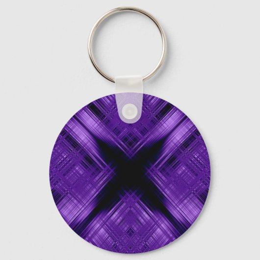 Purple cross and grid schlüsselanhänger (Vorderseite)