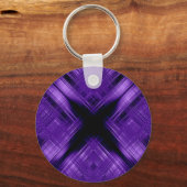 Purple cross and grid schlüsselanhänger (Vorderseite)