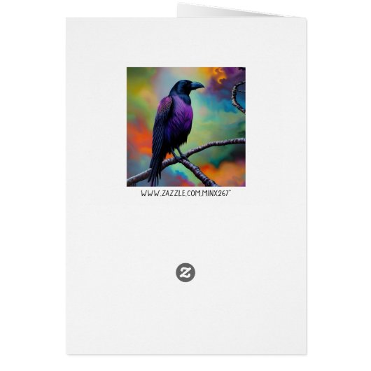Purple Crow, All purpose card (Hinten)