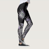 Purple Crystal Geometry Leggings (Rechts)