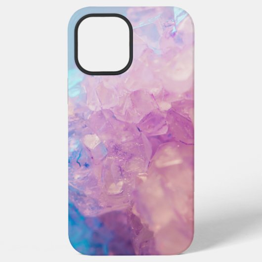 Purple Crystal iPhone Hülle (Rückseite)