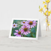 Purple Daisies # 248 Karte (Gelbe Blume)
