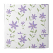 Purple daisies fliese (Vorderseite)
