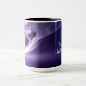 Purple Decorative Christmas Ball Holiday Mug Tasse (Zentrum)