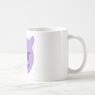 Purple Devil Emoji Kaffeetasse